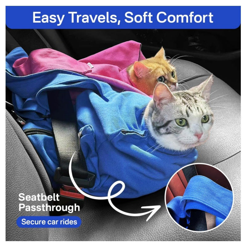 Soft Polyester Cat Carrier Shoulder & Crossbody Bag — QIUOLA | qiuola.com