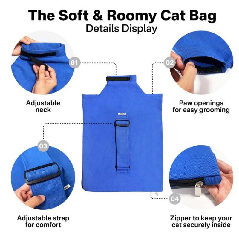 Soft Polyester Cat Carrier Shoulder & Crossbody Bag — QIUOLA | qiuola.com