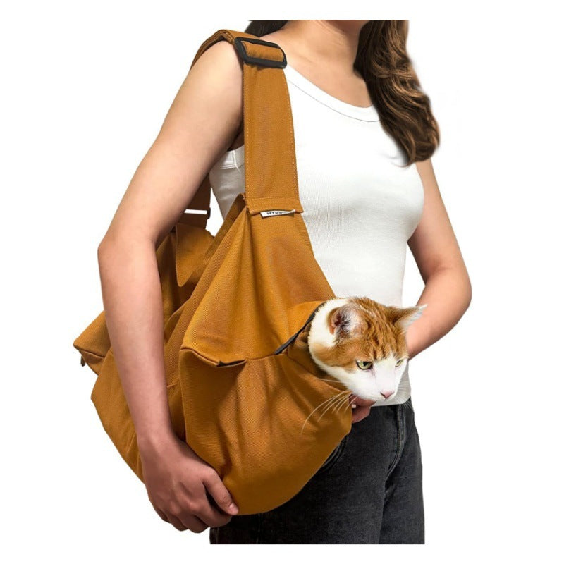 Soft Polyester Cat Carrier Shoulder & Crossbody Bag — QIUOLA | qiuola.com
