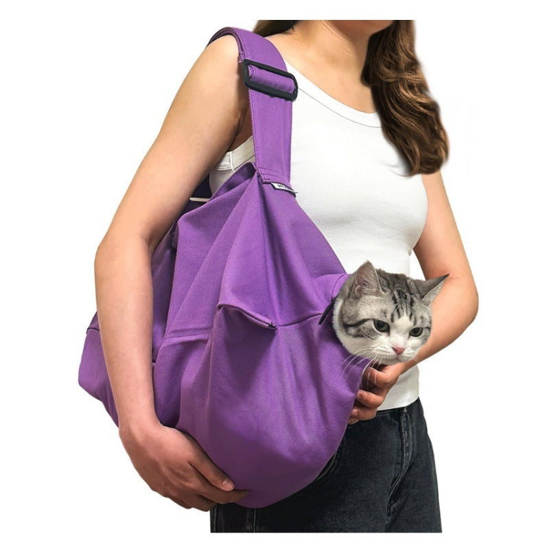 Soft Polyester Cat Carrier Shoulder & Crossbody Bag — QIUOLA | qiuola.com