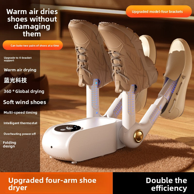 Adjustable Touch-Control Electric Shoe Dryer