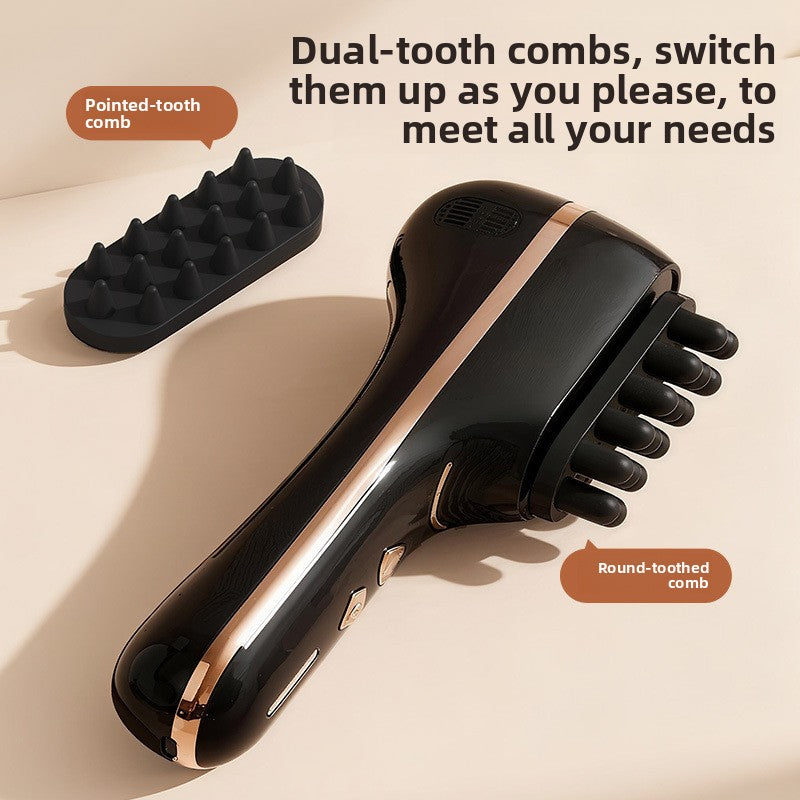 Rechargeable Scalp Massage Comb – 5 Vibration Modes