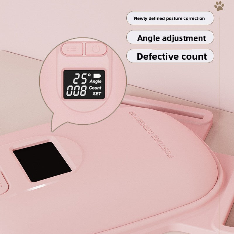 Smart Posture Reminder with Vibration Alert – English Display