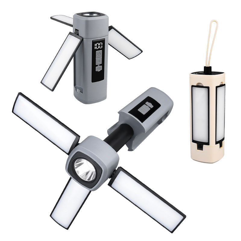 Rechargeable LED Camping Light with Magnetic Base & Hook