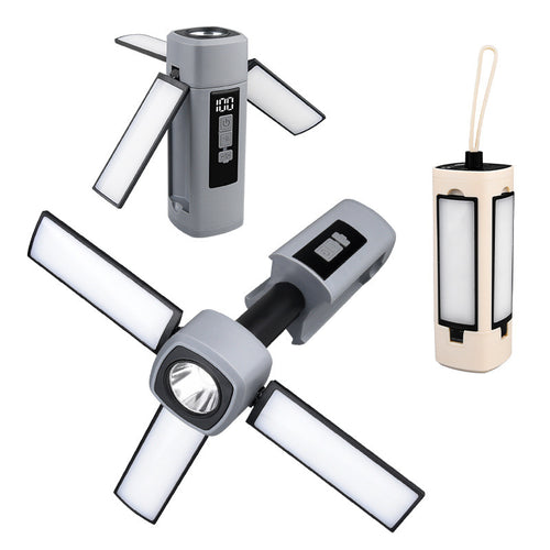 Rechargeable LED Camping Light with Magnetic Base & Hook