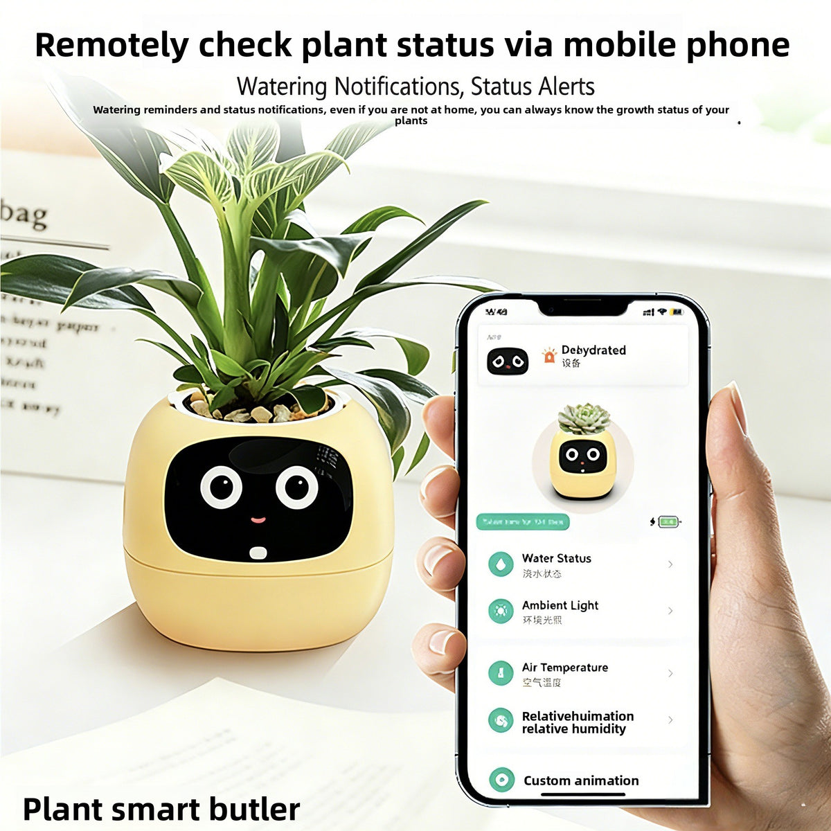 Smart Plant Companion Robot – Interactive Desktop Decor