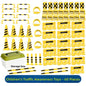 Mini Traffic Signs & Road Barriers Toy Set — QIUOLA | qiuola.com