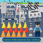 Mini Traffic Signs & Road Barriers Toy Set — QIUOLA | qiuola.com