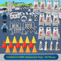 Mini Traffic Signs & Road Barriers Toy Set — QIUOLA | qiuola.com