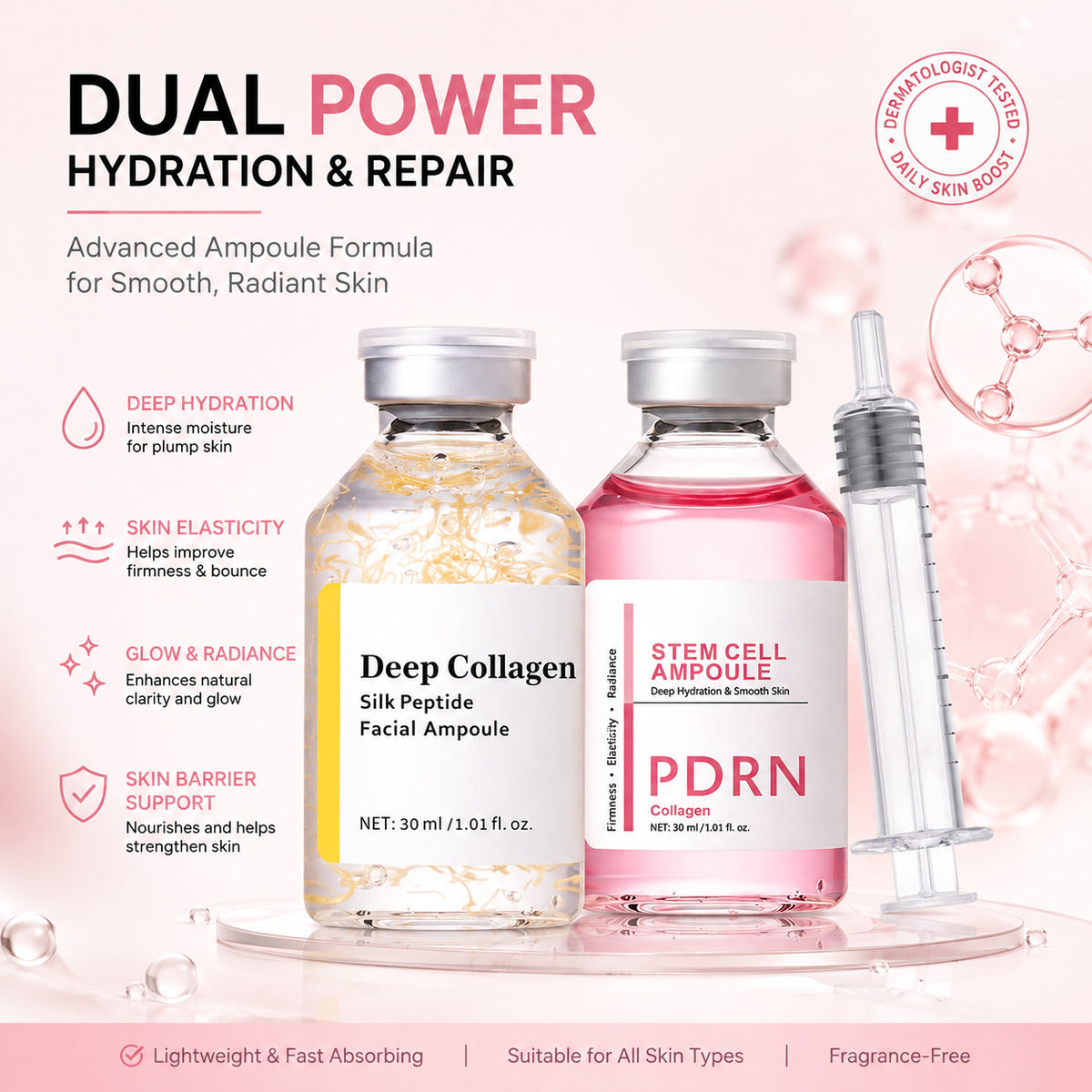 Facial Serum & Essence, 10 Formula Options — QIUOLA | qiuola.com