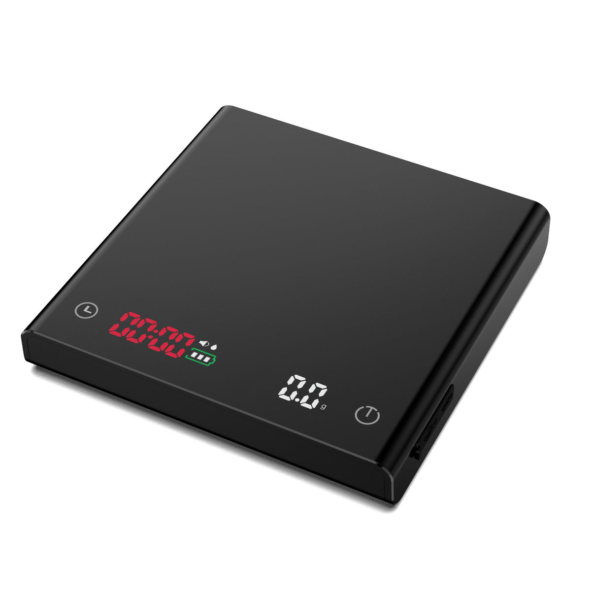 Compact Digital Coffee Scale with Timer – 2kg / 0.1g — QIUOLA | qiuola.com