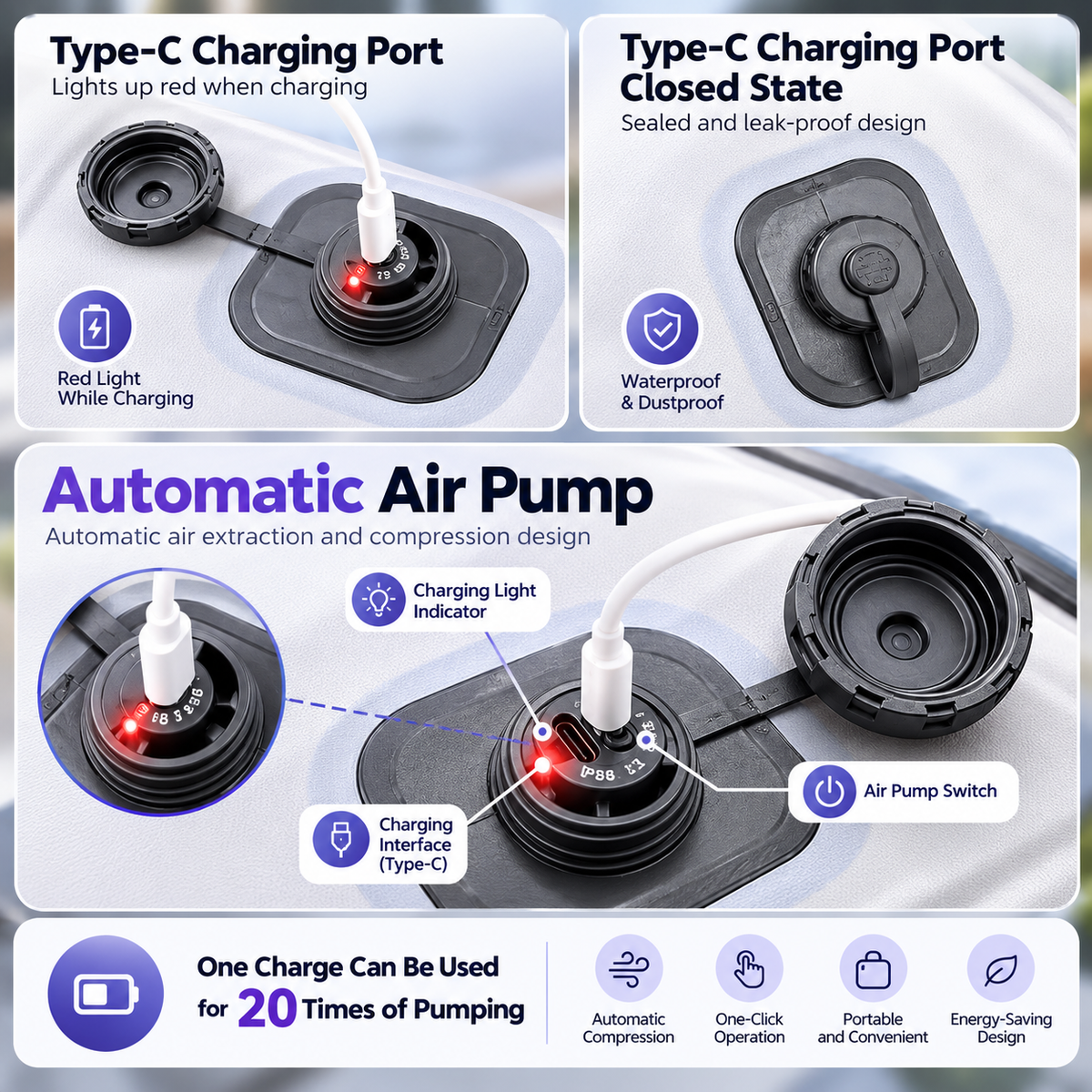 Travel Vacuum Compression Storage Bag with Manual Pump — QIUOLA | qiuola.com