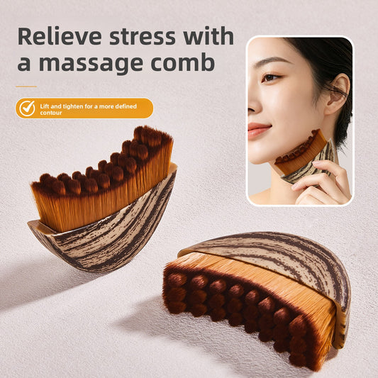 Facial Massage Brush with Synthetic Bristles — QIUOLA | qiuola.com