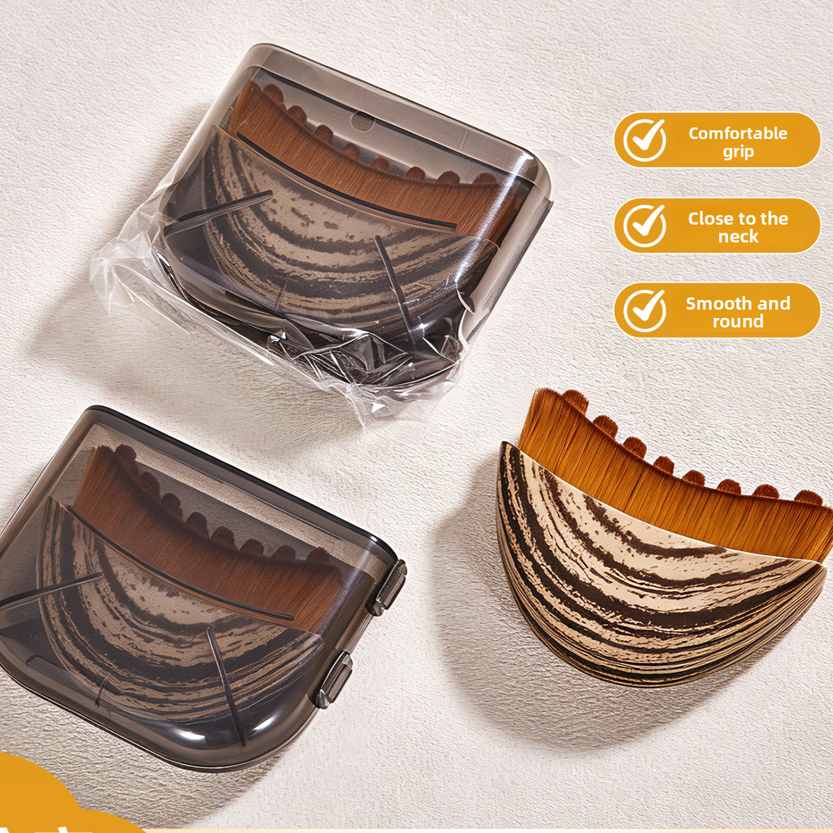 Facial Massage Brush with Synthetic Bristles — QIUOLA | qiuola.com