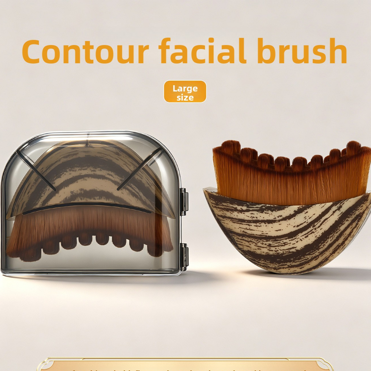 Facial Massage Brush with Synthetic Bristles — QIUOLA | qiuola.com