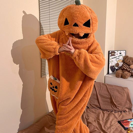 Women's Cartoon Coral Fleece Onesie – Zip-Front Pajamas — QIUOLA | qiuola.com