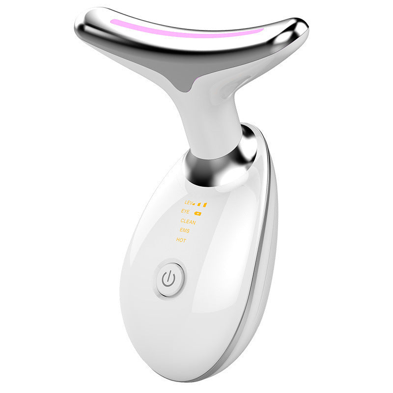 7-Colour LED Face & Neck Massager – Rechargeable