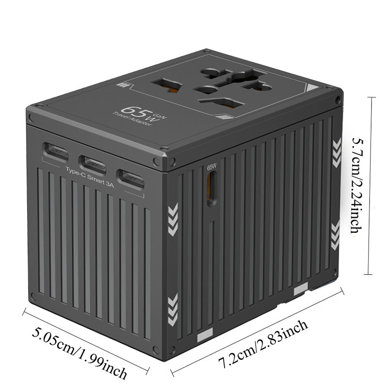 Y143 PD Travel Adapter with USB-A & USB-C | 35W, 45W & 65W