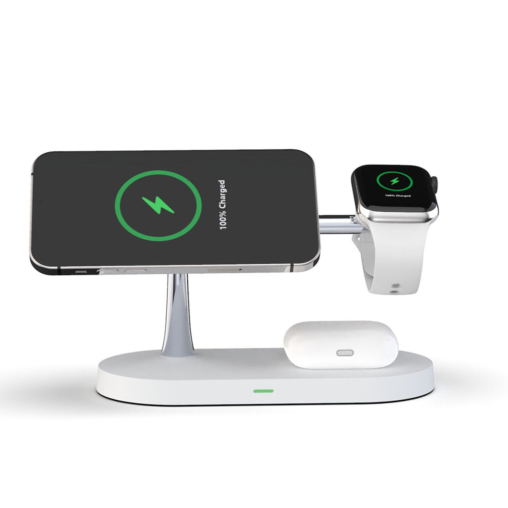 3-in-1 Magnetic Wireless Charging Stand with Night Light