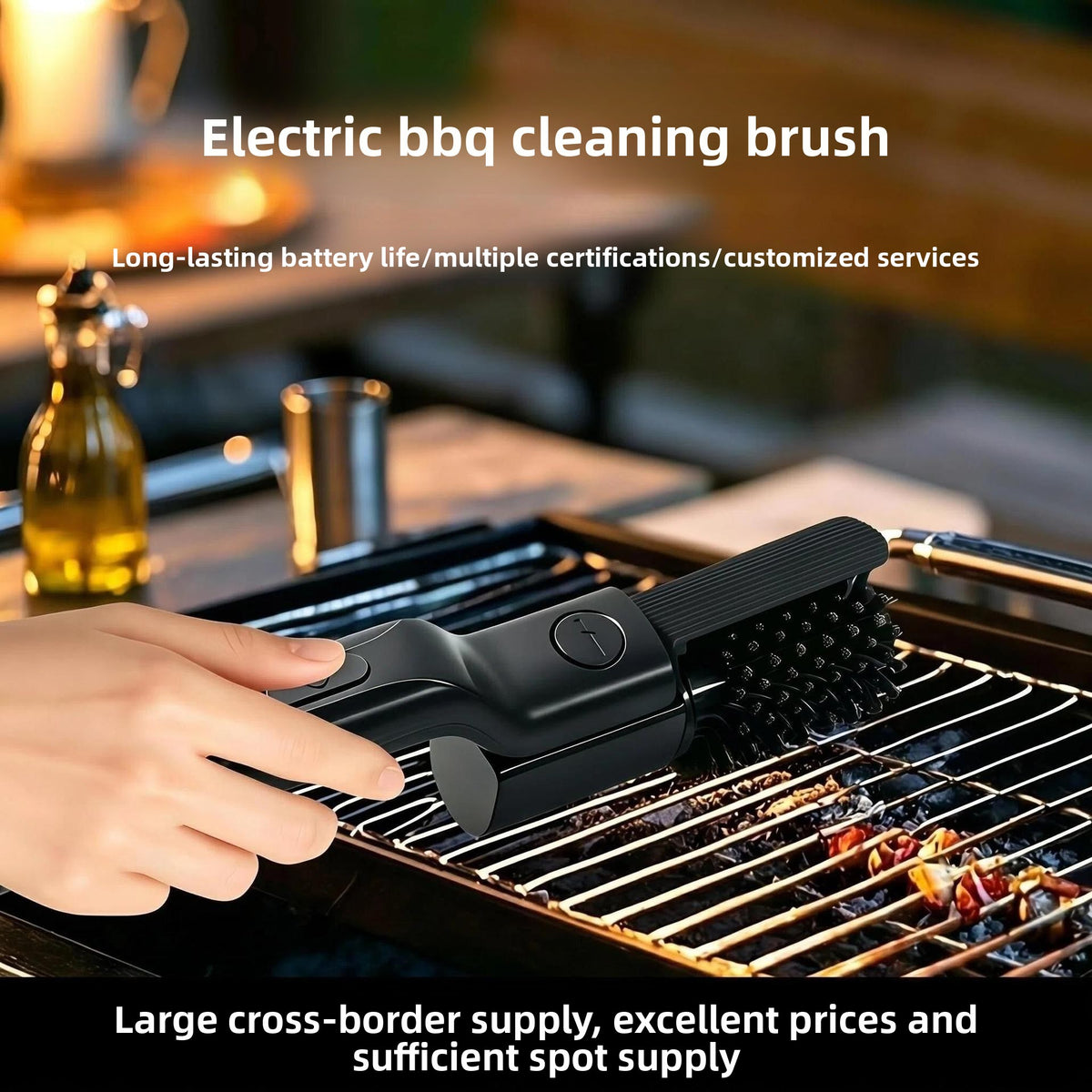 LZ-8057 Rechargeable Electric BBQ Cleaning Brush