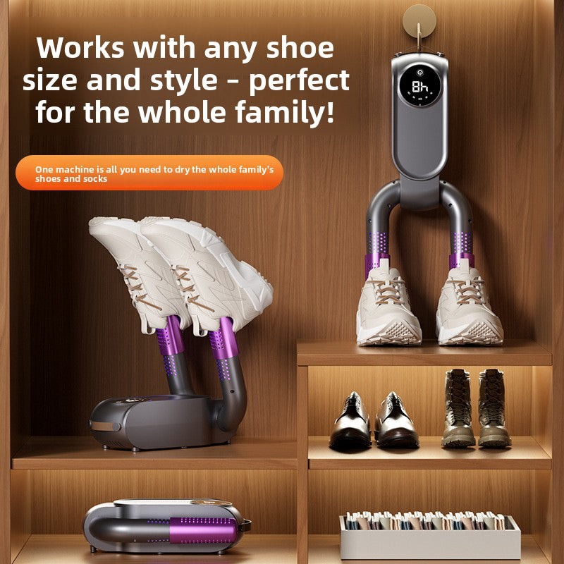 Adjustable Touch-Control Electric Shoe Dryer