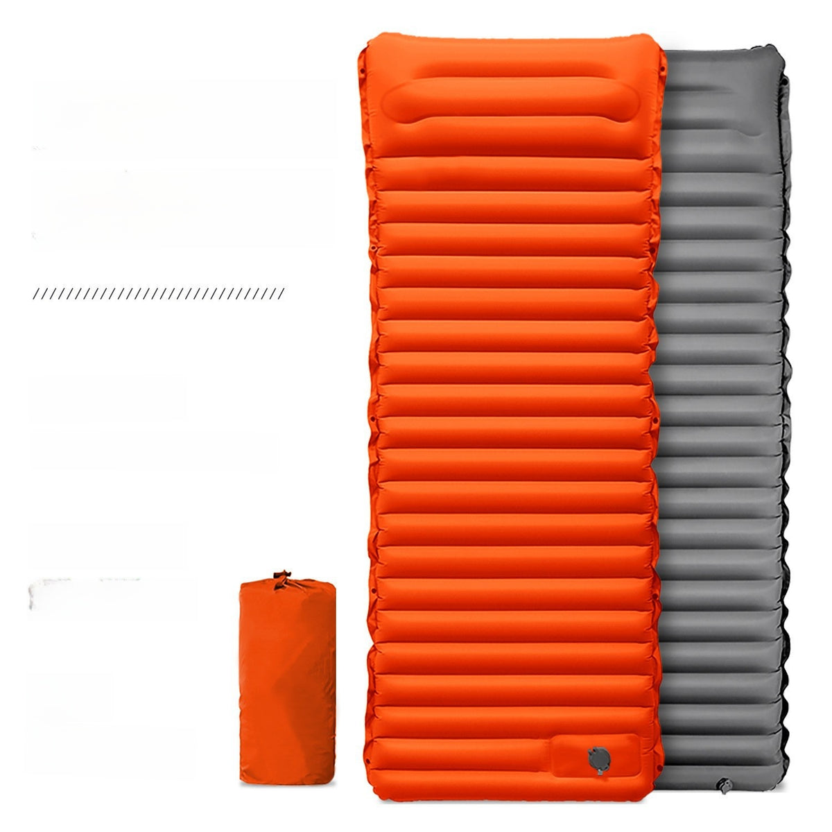 Inflatable Camping Mat with Built-In Foot Pump – 195 × 70 × 10 cm
