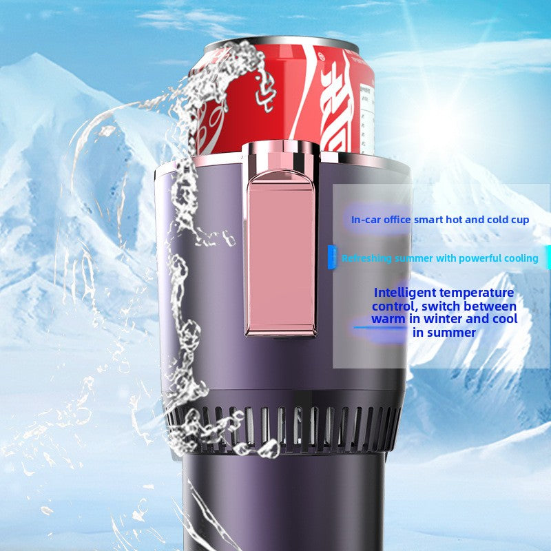 12V Car Heating & Cooling Cup with Temperature Display