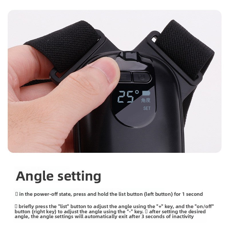 Smart Posture Reminder with Vibration Alert – English Display