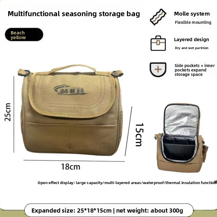 Camping Seasoning & Utensil Storage Bag