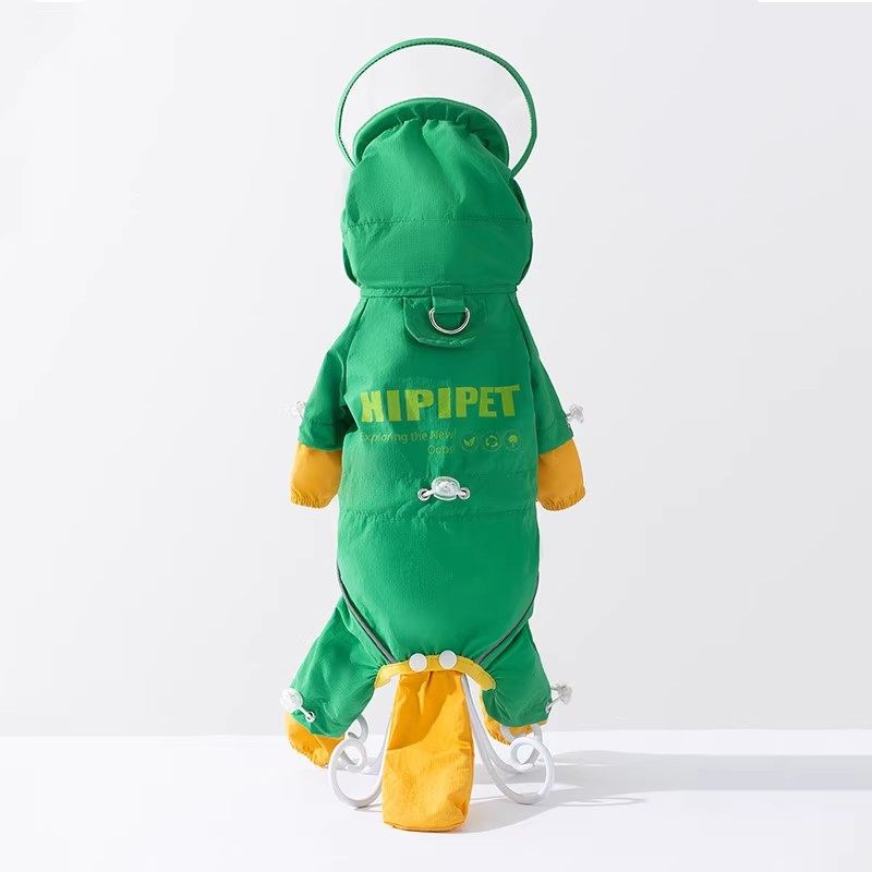 Lightweight Four-Leg Dog Raincoat | XS–XXL