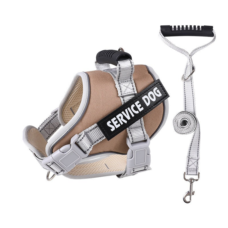 Adjustable Reflective Dog Harness – Leash Options — QIUOLA | qiuola.com