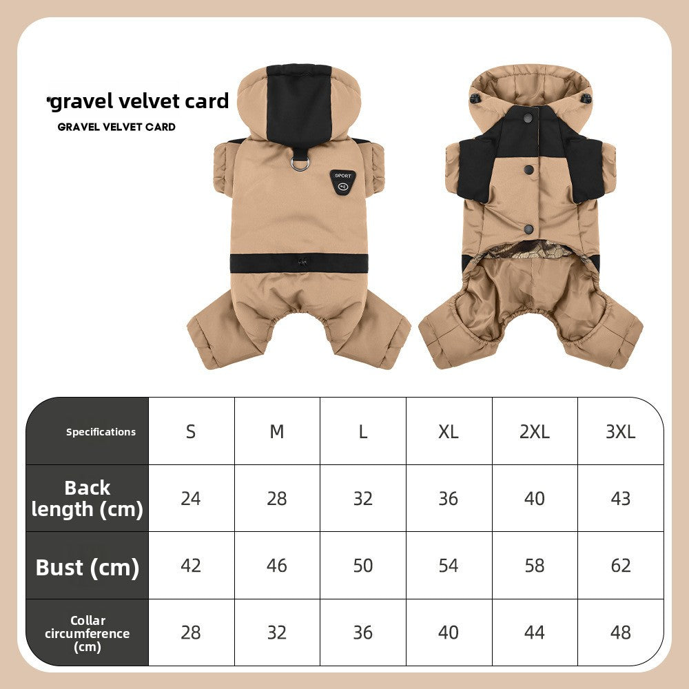 Hooded Four-Leg Dog Jacket, S–3XL — QIUOLA | qiuola.com
