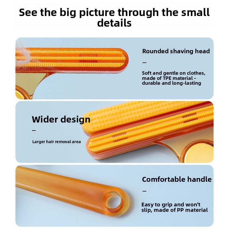 Double-Sided Lint & Pet Hair Remover Brush — QIUOLA | qiuola.com