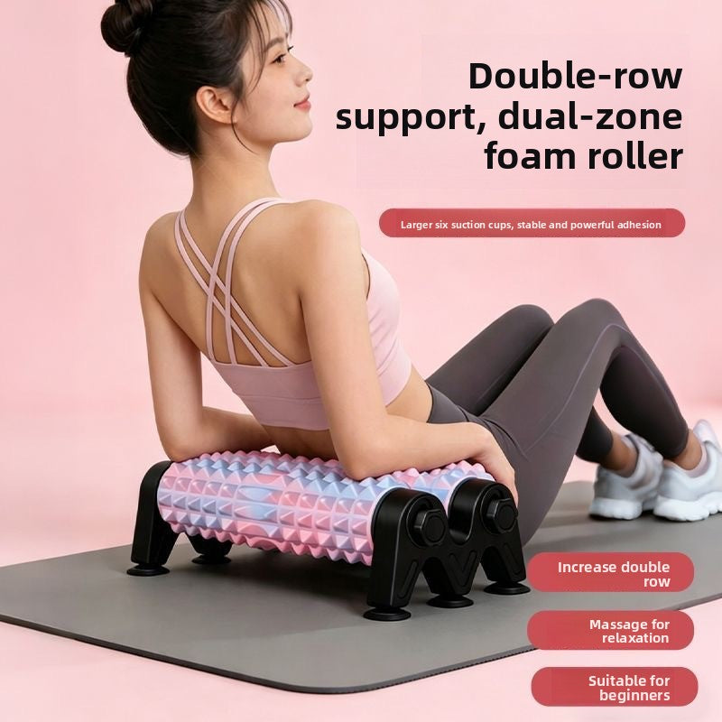 Dual-Axis Massage Roller with Suction Cups — QIUOLA | qiuola.com