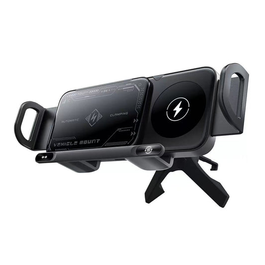 Wireless Charging Car Phone Holder with Motorised Rotation — QIUOLA | qiuola.com