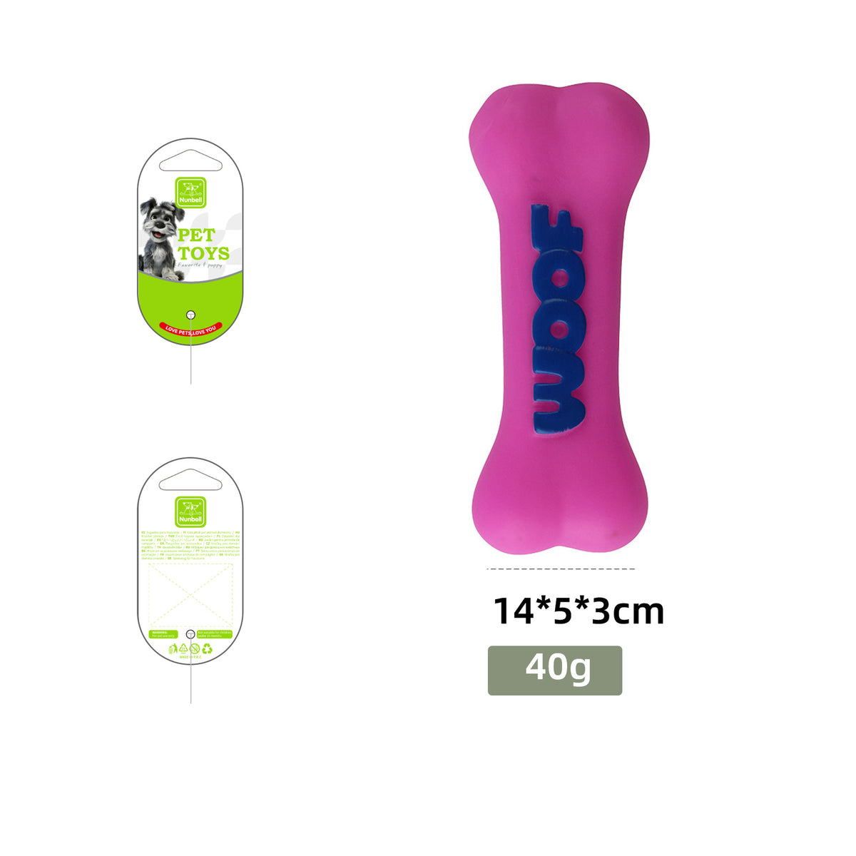 WOOF Pet Play Toy – Football, Bone & Ball Styles — QIUOLA | qiuola.com