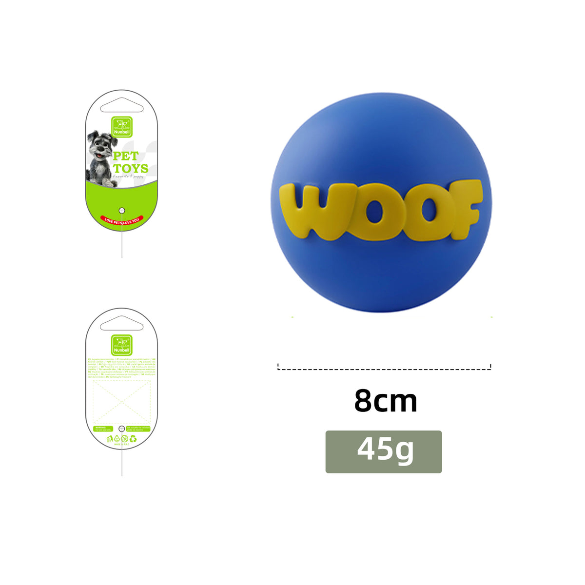 WOOF Pet Play Toy – Football, Bone & Ball Styles — QIUOLA | qiuola.com