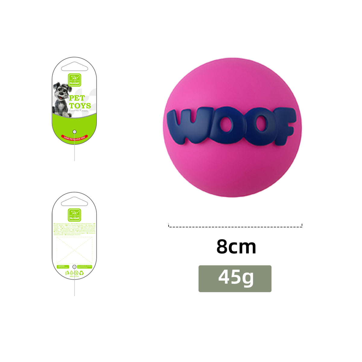 WOOF Pet Play Toy – Football, Bone & Ball Styles — QIUOLA | qiuola.com