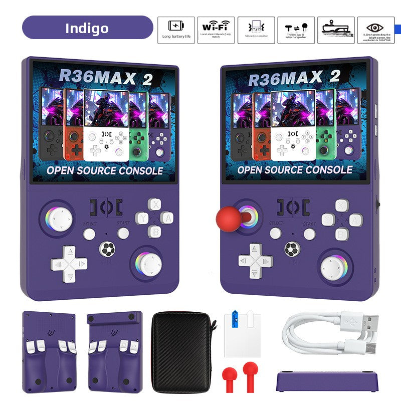 R36S MAX2 Retro Handheld Gaming Console – 4.5-Inch Screen