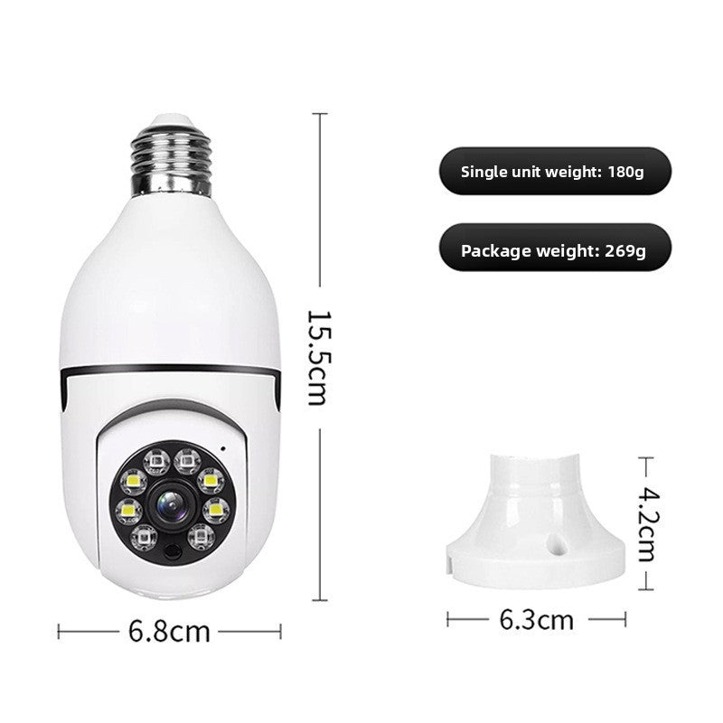 E27 Bulb Security Camera with Night Vision — QIUOLA | qiuola.com
