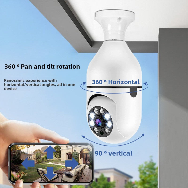 E27 Bulb Security Camera with Night Vision — QIUOLA | qiuola.com