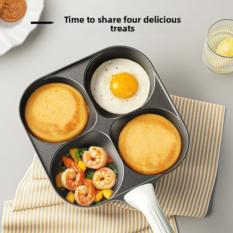 Non-Stick Breakfast Frying Pan – Four-Hole & 3-in-1 Models