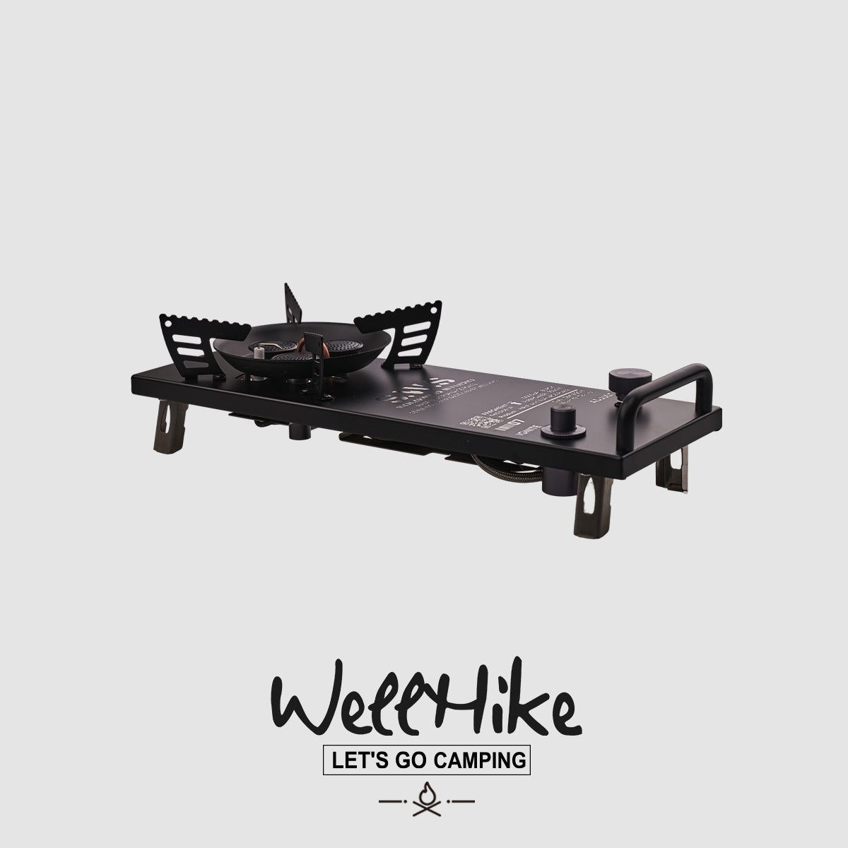 WellHike SWS Half-Unit IGT Three-Head Camping Gas Stove