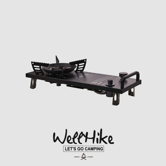WellHike SWS Half-Unit IGT Three-Head Camping Gas Stove