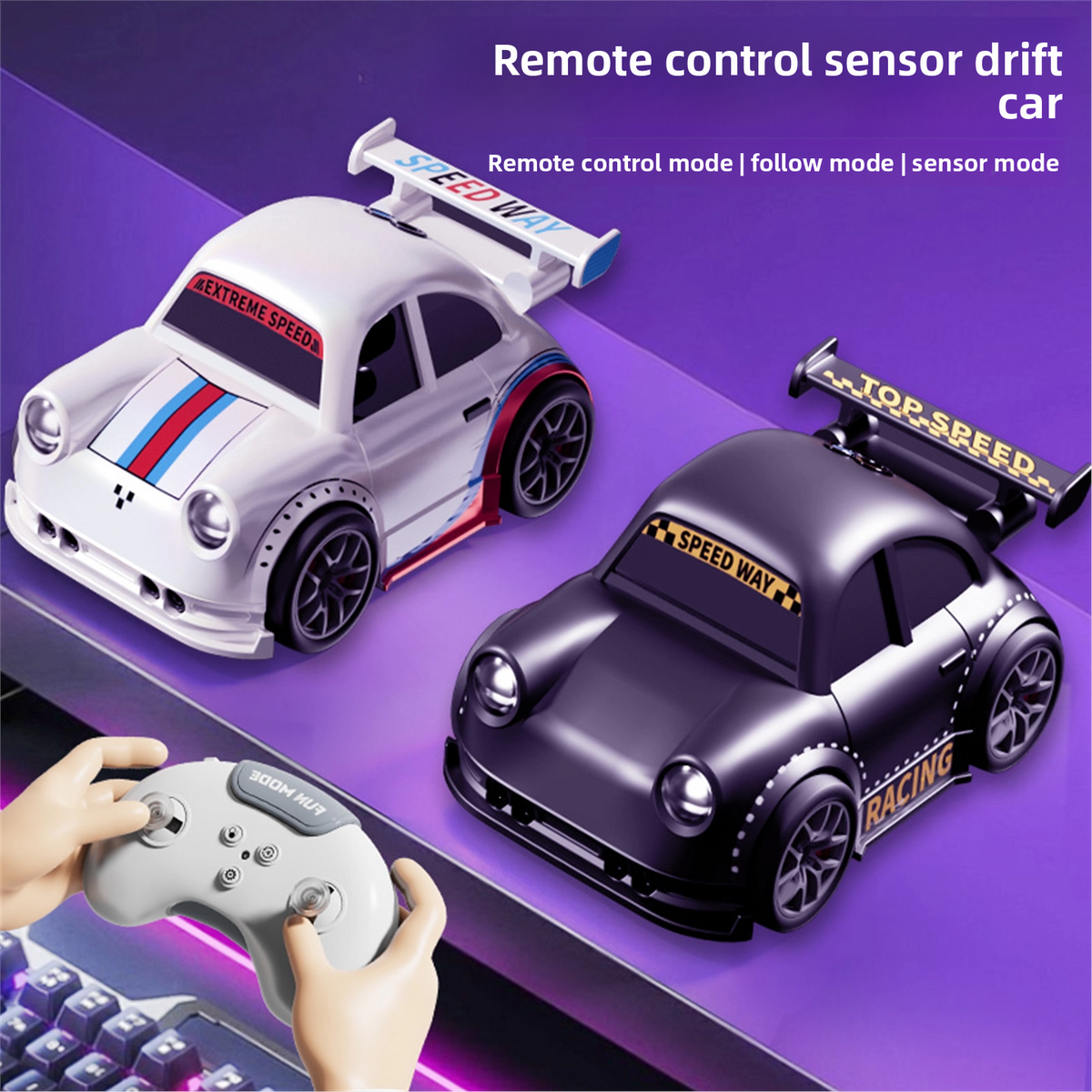 Mini Remote-Control Drift Car – Sports Car & Pickup Options
