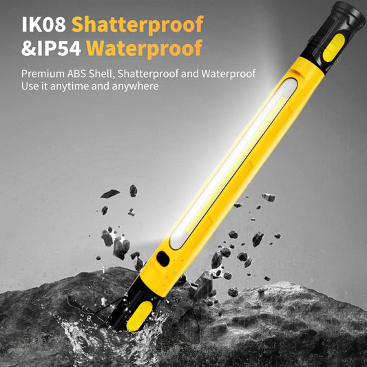 Rechargeable Magnetic COB Work Light with Hanging Hook