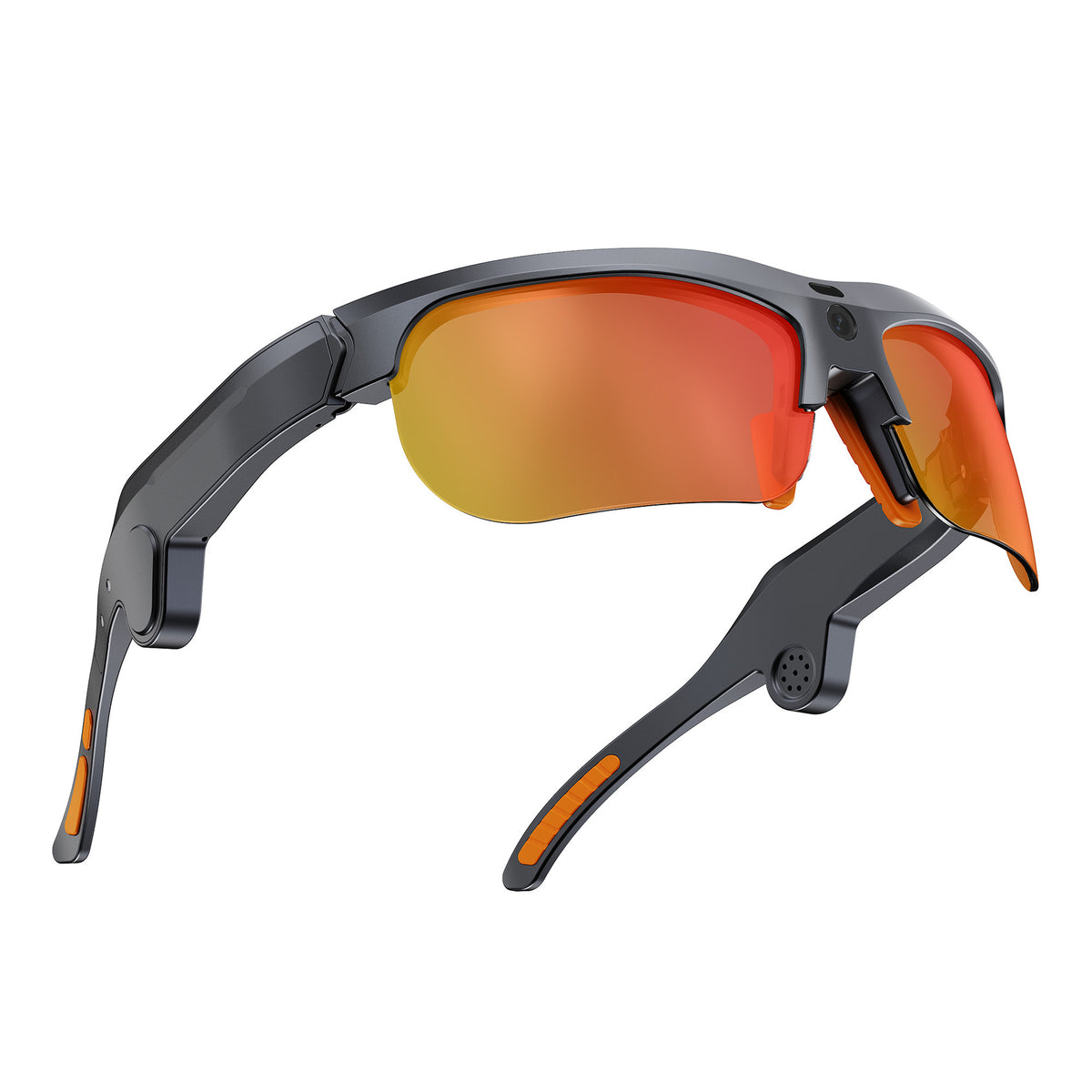 E08 Smart Camera Glasses with Touch & Button Controls