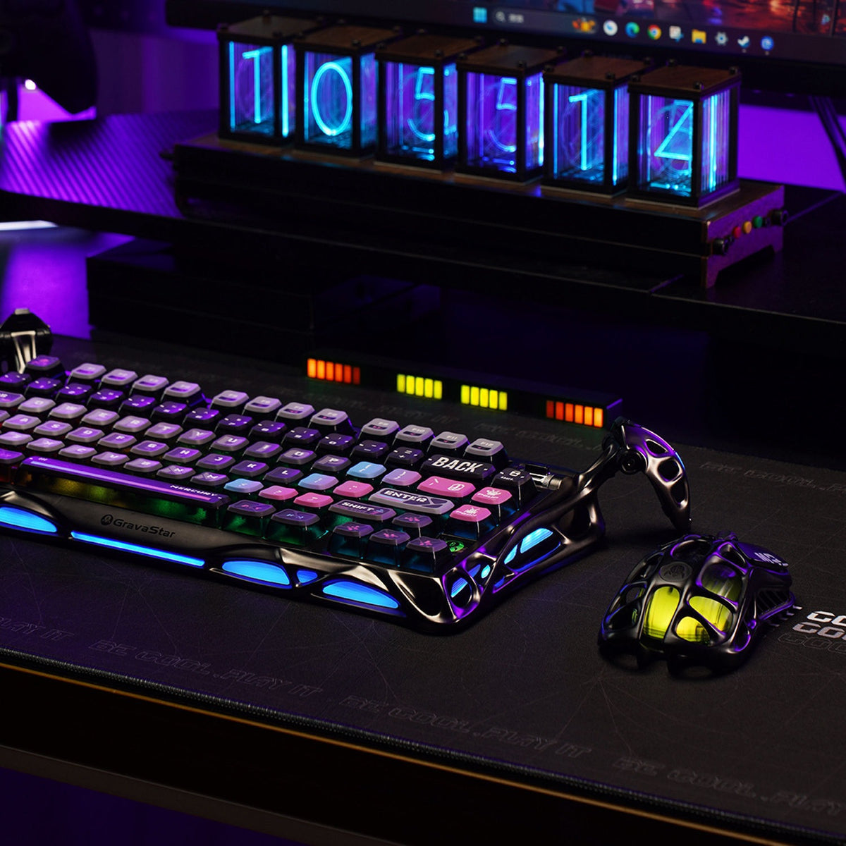 Tri-Mode Hot-Swappable Mechanical Gaming Keyboard with RGB