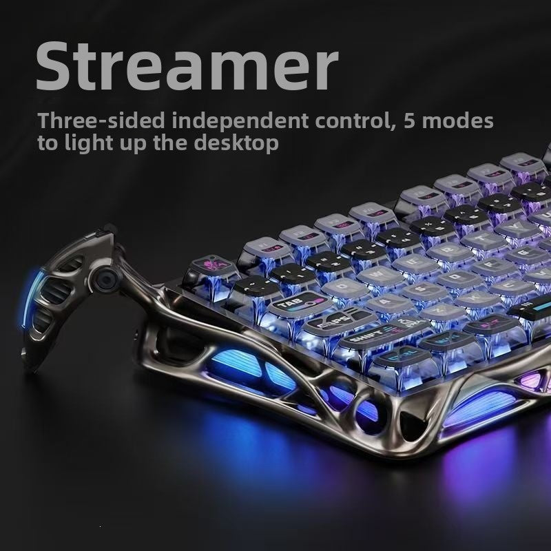 Tri-Mode Hot-Swappable Mechanical Gaming Keyboard with RGB