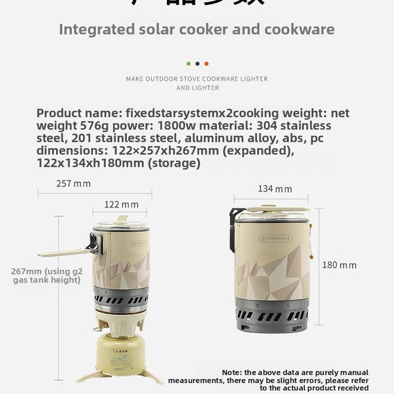 Stellar X5 Camping Stove & Pot Set